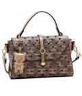 Bolsa Strass Transversal Chenson Monograma Cristal Natural