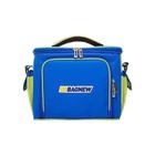 Bolsa Térmica 3 Potes Azul Royal com Verde Fit Padrão Único - Bag New