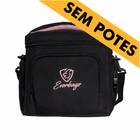 Bolsa Térmica Fitness Master Everbags Preto Rosa Claro