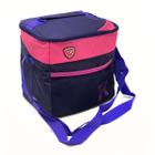 Bolsa Térmica Frasqueira c/ Alça 15cm Travel Republic Porta Marmitas Lanches Lancheira Fitness Dietas Academia Trabalho