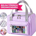 Bolsa Termica Marmita Trabalho Lanche Saude Cooler Dieta Fit - Gwen