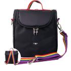 Bolsa Térmica Mochila Bag Arco Íris Pride Gls Lgbtqia Alça Colorida Impermeável Transversal