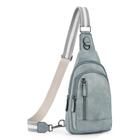 Bolsa tiracolo CLUCI Mochila Cross Body Sling de couro azul