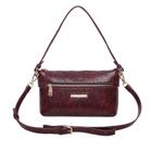 Bolsa Tiracolo Pequena Fellipe Krein Aw23 Python FK580 - Vinho