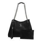 Bolsa Tote Shopper Feminina Alça Fixa Bolso Interno Casual