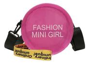 Bolsa Transparente Transversal Fashion Mini Girl Redonda
