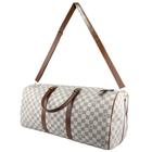 Bolsa Transversal Casual Viagens Aero Feminina E Masculina Xadrez Bege