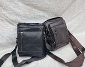 Bolsa transversal couro feminina/masculina