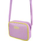 Bolsa Transversal Infantil Pampili Lilás e Amarelo