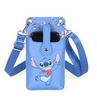 Bolsa Transversal Porta Celular com bolso Stitch Disney