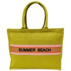 Bolsa Verde Tote Feminina Verão Praia Piscina Summer Beach Casual Viagem