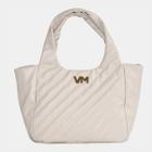 Bolsa via marte b2 521 01 off white/off white feminino