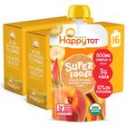 Bolsas de Comida para Bebês HAPPYTOT Stage 4 - Sem Glúten e Veganas (125ml x 16)