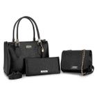 Bolsas femininas Kit barato 3 Peças Bolsa Lorena Bolsa Lateral e Carteira