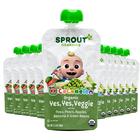 Bolsas infantis Baby Food Sprout Organic CocoMelon 100mL x12