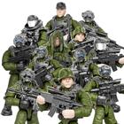 Bolsas para cegos em minifiguras YEIBOBO! Figuras de ação militar x6