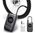 Bomba Ar Digital 50W: Eficiência Portátil Carro, Bike E Moto
