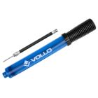 Bomba de Ar Acrílico Sistema Dupla Ação Bico Metal Extensor Resistente Vollo