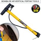 Bomba de Encher Pneu Ar Vertical Fertak Tools 50cm Para Encher Pneus de Bicicleta,Moto, Carriola e Outros.