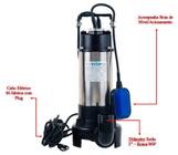 Bomba Drenagem Limpa Fossa Esgoto Com Triturador Claw 2,1Cv