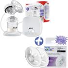 Bomba Extratora de Leite Elétrica Comfort Single Nuk com 2 Almofadas Adaptadora Grande Philips Avent