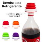 Bomba Tampa Para Refrigerante Pet Vácuo Mantém O Gás - Cores