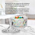 Bomboniere Vidro Pote Com Tampa 15cm Doce Bombons Decoração