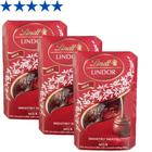 Bombons de Chocolate Suiço, Lindt Lindor, 3 Caixas de 37g