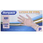 Bompack Luva Vinil Com Pó Tam P Com 100 Unid