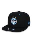 BONE 9FIFTY ORIGINAL FIT GRÊMIO ABA RETA SNAPBACK PRETO New Era