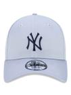 Bone 9forty aba curva ajustavel mlb new york yankees basic snapback cinza new era