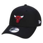 BONE 9FORTY SNAPBACK ABA CURVA CHICAGO BULLS TIME ABA CURVA SNAPBACK PRETO New Era