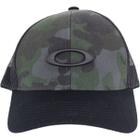 Boné Aba Curva Oakley Metal Ellipse Camo Trucker Masculino