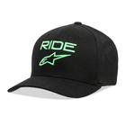 Boné Alpinestars Ride 2.0 Flex Fit Preto Verde