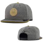 Boné Anth co Ollie Cinza Azul Aba Reta Aberto Com Ajuste Snapback
