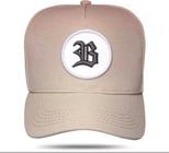 Boné Blck Brasil snapback degradê bege