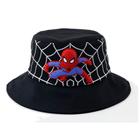 Boné Chapeu Infantil Kids Homem Aranha Spider Man 3 A 8 Anos Preto