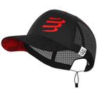 Boné Compressport Racing Trucker Black/Red