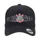 Boné Corinthians Varios Simbolos Preto