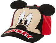 Boné de beisebol Disney Boys Mickey Mouse 2-4T vermelho 2-7 anos