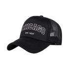 Boné de Beisebol Unissex Respirável - Malha para Verão - Estilo Chicago Snapback