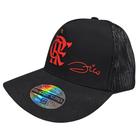 Boné Flamengo Licenciado Trucker Zico 3D Supercap 30348