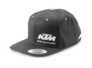 Boné KTM Team Snapback preto 100% algodão tamanho único