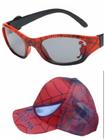 Boné mais óculos homem aranha , super kit para seu filho
