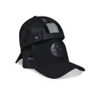 Boné Masculino Aba Curva Preto All Black Snap Back Ajustável