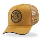 Boné Masculino Country Caramelo Aba Curva Snapback American Company