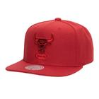 Boné Mitchell & Ness Monochromatic Snapback HWC Chicago Bulls Vermelho