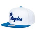 Boné Mitchell & Ness NBA Side HWC Los Angeles Lakers Branco e Azul Royal