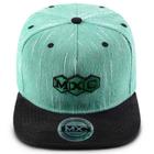 Boné MXC BRASIL Aba Reta Snapback Ajustável Green Hive