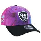 Bone New Era 39THIRTY Las Vegas Raiders Crucial Catch 2022 Stretch Fit Aba Curva Stretch Fit Sortido